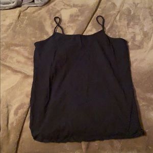 Black tank top